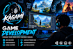 develop 2d and 3d game in unity and unreal engine