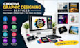 do manual vector redesign, logo design and graphic design service