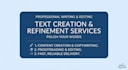 proofread and edit english text