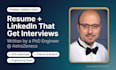 write your pharma, biotech resume and linkedin profile