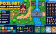 do pixel art tileset background rpg map 2d top down game assets sprite sheet