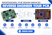 reverse engineer your pcb and recreate the schematic and layout