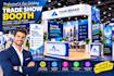 design trade show booth backdrop pull up banner billboard signage large format