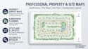 draw real estate property map, subdivision map, plot map, plat map and site plan