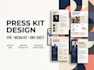 design a professional press kit, media kit, epk and one sheet