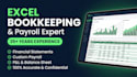 do microsoft excel bookkeeping, financial statement and payroll