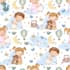 replicate ai generated sketch into a seamless repeat pattern