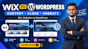 convert wix to wordpress or migrate any website to wordpress