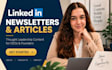 write linkedin newsletters thought leadership articles for executives