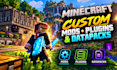 develop custom minecraft mods, plugins, and datapacks