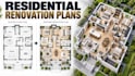 create residential renovation plans with remodeling layouts 3d views