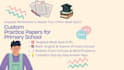 create custom elementary school exam papers and worksheets for kids