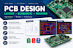do pcb design pcb layout and circuit schematic and routing services
