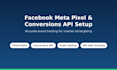 set up facebook meta pixel and conversions API tracking