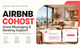 be your airbnb cohost for guest communication and booking support