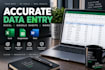 do accurate data entry, excel and google sheets work