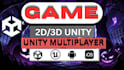develop multiplayer unity 2d or 3d, unity mobile game, unity environment
