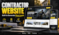 build a high converting wordpress website for contractors