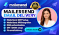 setup mailersend transactional email smtp api dns and fix email delivery