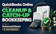 clean up quickbooks online and do catch up bookkeeping