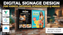 design digital signage content for yodeck, optisigns, screencloud and menu board