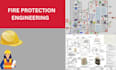 design a professional fire protection, fire detection system