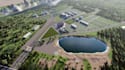 renovate electrical distribution unit, industrial facility renders, power center