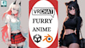 make a custom vrchat avatar anime and furry