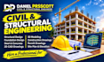 design structural civil engineering design analysis  drawing