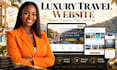 create a luxury travel and tourism website