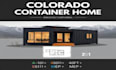 design colorado shipping container home architectural structural and mep drawing
