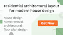 do residential architectural layout for modern house design or remodel