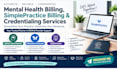do mental health billing, simple practice billing and credentialing