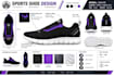create a professional sneaker tech pack for factory production