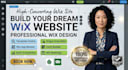 design and develop a professional wix website