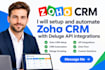 zoho CRM setup, zoho automation, zoho deluge scripting, zoho API integration