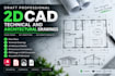 draft professional 2d cad technical and architectural drawings