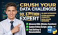 write, debug, and optimize complex sql queries and python data scripts, pipeline