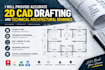 provide accurate 2d cad drafting and technical architectural drawings