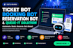 create twicket bot, twicket, booking bot, reservation bot queue it