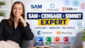 complete sam, cengage, simnet, capstone, mindtap and ms office projects