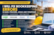 fix construction bookkeeping errors in sage, procore, jonas, cmic and viewpoint