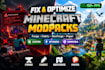 create fix optimize and convert minecraft modpacks forge fabric paper developer