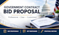 write a government contract bid proposal