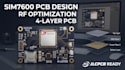 develop sim7600 pcb layout with rf optimization 4 layer design and jlc pcb