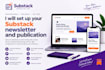 set up your substack newsletter and publication vormac