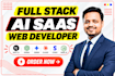 develop full stack ai saas web app with nextjs openai stripe