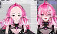 create 2d, 3d character vtuber face tracking vtuber models vrchat vrm 3d rigging
