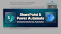 build custom sharepoint online intranet and power automate flows