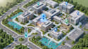 design custom wayfinding map interactive facility visitor map resort stadium map
